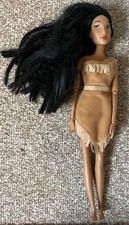Disney Store Pocahontas Doll In Original Dress Barbie Style
