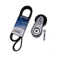 Tensioner Pulley and Dayco Auxiliary Drive Belt for Discovery 3 2.7 Tdv6