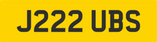 ZUBS PRIVATE REG NUMBER PLATE