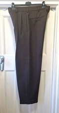 Men's 1950's Brown Peg Trousers 50s Swing Jive Rockabilly RnR R&R 50's Rockin