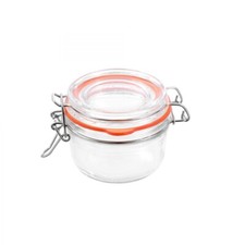 Clip Top Airtight Clear Glass
