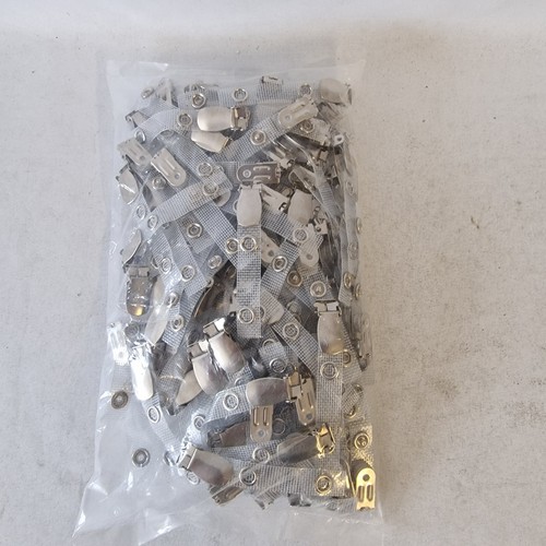 100x crocodile badge clips for - badge,