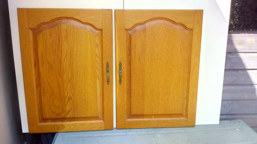 Pair solid light - light, oak