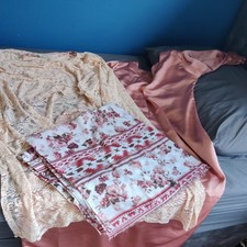 elegent womens  silk lace 2pc Abaya Jilbab Wedding Hijab dress m