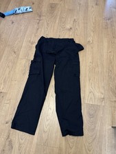 Arco Men’s black cargo Work Trousers Size W34