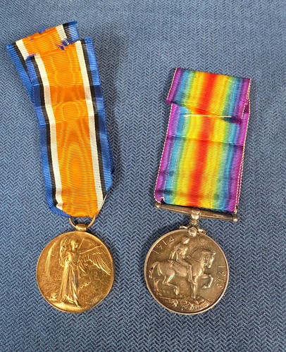 Ww1 medal pair - bwm, victory