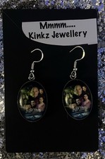 SILVER 925 STAR TREK EARRINGS PICARD  DATA JEWELLERY MOVIE  SCI FI MEMORABILIA
