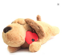 Pet Heartbeat Plush Doll Toy Puppy Sleep Snuggle Calming Training Anxiety Relief
