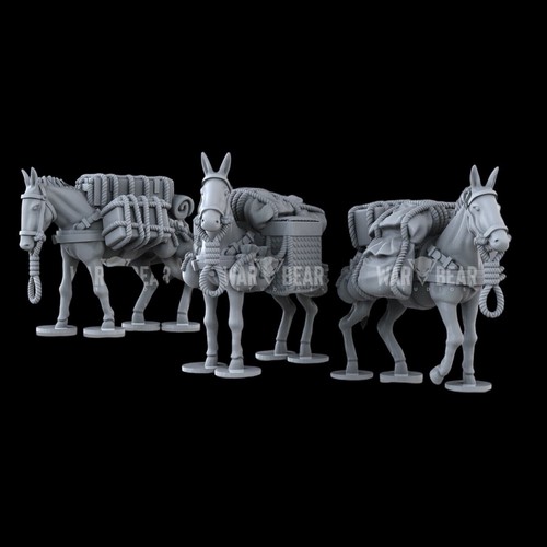 Ww2 etc pack mules - etc,