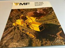 Massey Ferguson MF300 Crawler loader Advertising Spec sheet original 