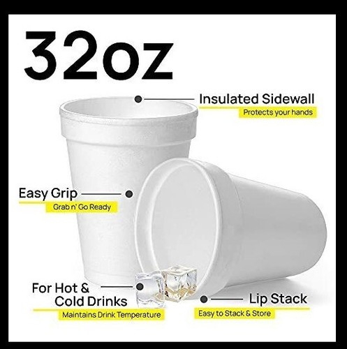 Disposable styrofoam - 32,