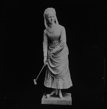 CROQUET PLAYER C1890 ANTIQUE