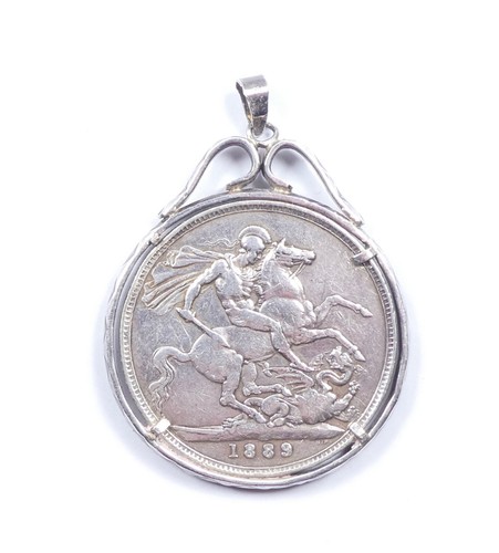 Victorian crown coin 1889 - crown,
