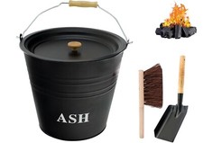 12l metal ash bucket - 12l,