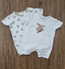 Matalan Morris Mouse 2 x Baby Grows 3-6 months