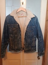 Levi Sherpa Jacket 70608-0217, 1980's, Orange Tab