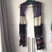 Bnwot Women’s Missoni Multi Coloured Scarf Made In Italy One Size