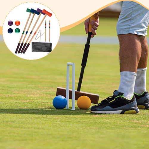 Players croquet set family - players, set,