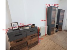Wardrobe & Chest Set Italian -