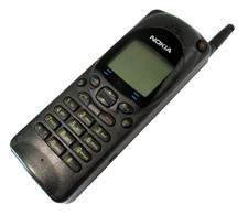 Vintage Retro Nokia 2110 NHE-4NX Brick Mobile Phone Black