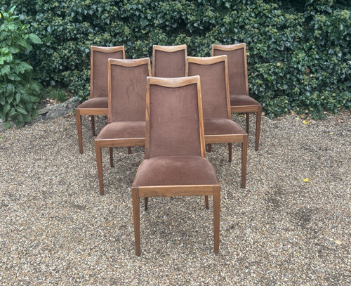 Set six mid century plan - of,