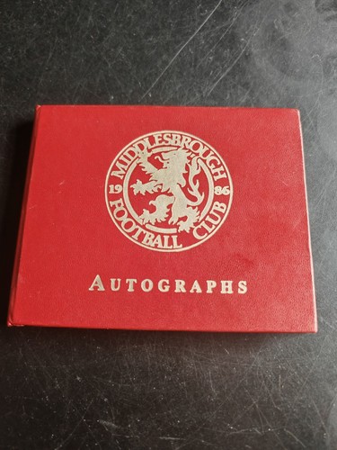 Autographs middlesbrough - middlesbrough, fc