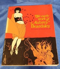 The Early Work of Aubrey Beardsley Vintage Art Book