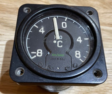 VINTAGE RAF CANBERRA / VICTOR AIRCRAFT TEMPERATURE INDICATOR - 6A/3682
