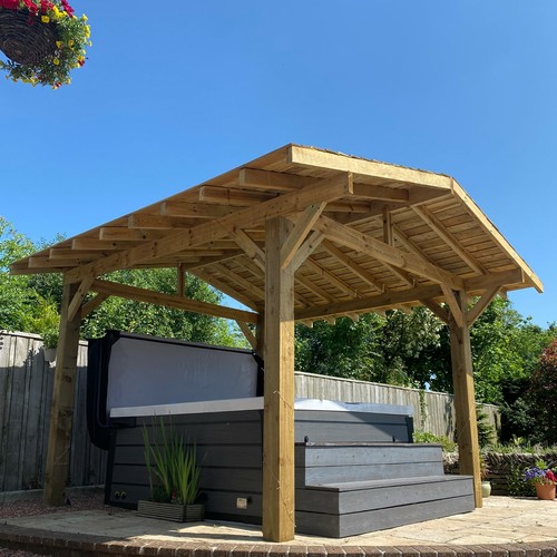 Heavy wooden gazebo hot - heavy,
