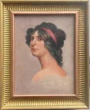 BEAUTIFUL OLD PORTRAIT EROTIC FEMALE - ENGLISH PAINTER - OIL FRAMED  OFFER