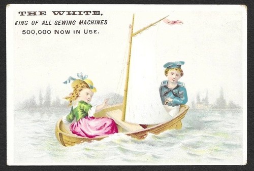 Victorian trading card white - trading,