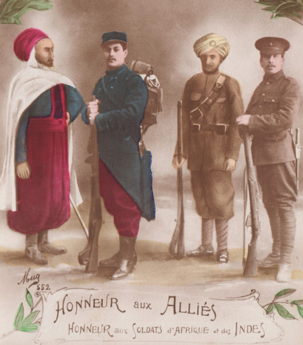 Ww1 allied soldiers africa - allied,