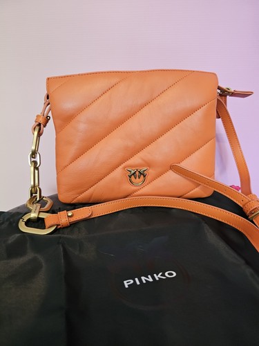 Pinko orange crossbody bag - pinko,