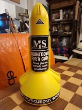 RARE Vintage 1980s Charity Collection Box MS Multiple Sclerosis by Angal Ltd *