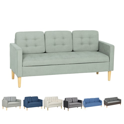 Homcom modern small sofa - small,