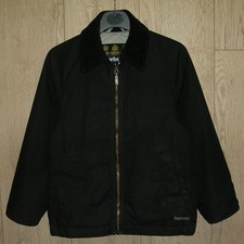Barbour Boys Black Cord Collar