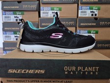 SKECHERS WOMENS SHOES BLACK