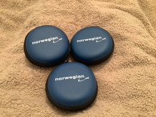 Norwegian Air zip pouches x 3 Blue