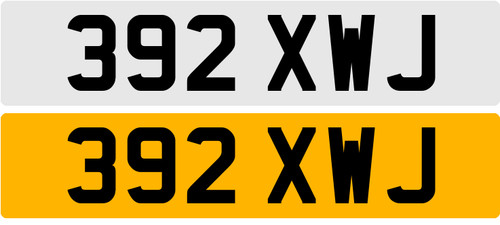392 xwj dateless english - 392, plate