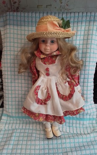 Porcelain doll - porcelain,