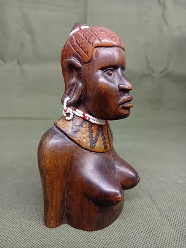 Vintage african hand carved - vintage,
