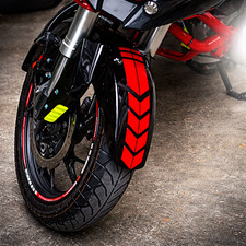 RED SPORTS STRIPES Motorcycle