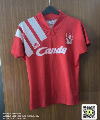 Liverpool 1991 1993 home shirt - 1993,