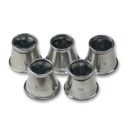 Aluminium loupe eyeglass set - eyeglass,