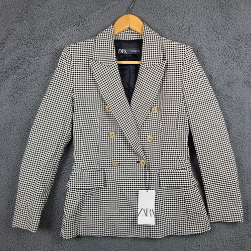 Zara boucle houndstooth double - houndstooth,
