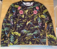 GUCCI Men's Green Crew Neck