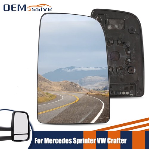 Right driver wing mirror glass - wing,