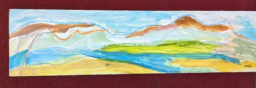 Jurassic seascape acrylic - jurassic, on
