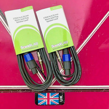 Speaker leads speakon to 1/4"