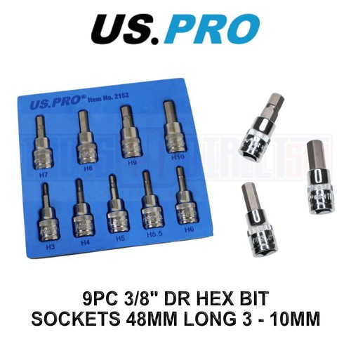 Pro tools 9pc dr - tools, 3/8"